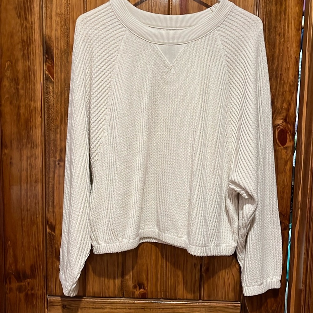 Upwest cozy waffle sweater